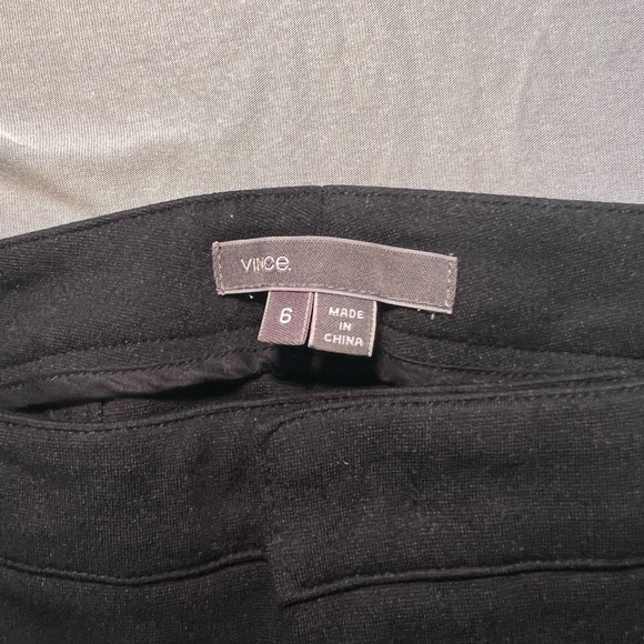Vince Size 6 Black Work Pants - Picture 3 of 6